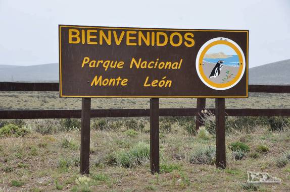 Chegando ao Parque Nacional Monte León, no litoral sul da Argentina